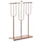Vintiquewise Hanukkah Menorah, 9 Branch Tea Light Candle Holders, Rose Gold QI004643.RG.L - alternate 1